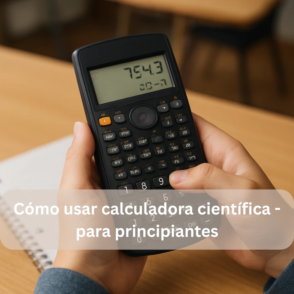 Cómo usar calculadora científica