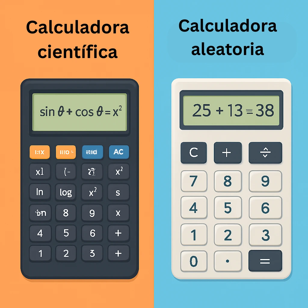 diferencia entre una calculadora científica y una calculadora normal?